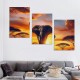 Ulloord  Canvas Wall Art Picture African Wild Animals Artwork Painting Print for Living Room Bedroom Kitchen Home and Office Wall Decor