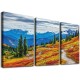 Shangniulu  Mount Rainier National Park Picture Wall Art USA Autumn Mountain Landscape Painting Canvas Prints Nature Artwork Framed Home Living Room Kitchen Decoration