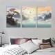 Shangniulu  Canvas Wall Art For Living Room Large Wall Decoration For Bedroom Mountain Landscape Pictures Modern Office Wall Decor Watercolor Painting Prints Ready To For Room Home Decor