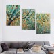 Shangniulu Green Tree Wall Art - Colorful Branches and Leaves Canvas Painting Pictures Prints Decorations Abstract Tree of Life Artwork for Bedroom Living Room Office Decor