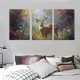 Shangniulu Elk Canvas Pictures Forest Landscape Theme Art Print Wildlife Canvas Artwork for Living Room Watercolr Animal Canvas Art for Bedroom Bathroom Home Office Decorations