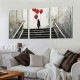 Shangniulu Canvas Wall Art For Bedroom Wall Decoration For Living Room Office Decor Black And White Abstract Wall Painting Kid Graffiti Street Pictures Artwork Girl Room Home Decor