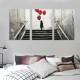 Shangniulu Canvas Wall Art For Bedroom Wall Decoration For Living Room Office Decor Black And White Abstract Wall Painting Kid Graffiti Street Pictures Artwork Girl Room Home Decor