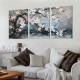 Shangniulu Flowers Canvas Wall Art Plum Tree Blossom Canvas Artwork Landscape Pictures Cherry Canvas Painting Floral Large Framed for Living Room Bedroom Bathroom Office Home Decor